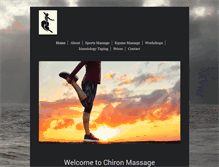 Tablet Screenshot of chironmassage.com